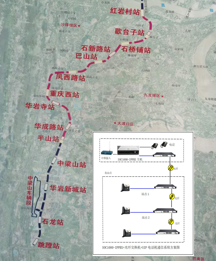 轨道交通站台光纤电话系统